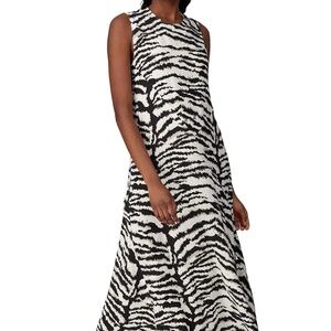 Victor Alfaro Rent the Runway Zebra Printed Dress sz. XS $325